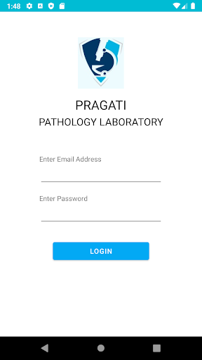 Android application Pragati Pathology screenshort