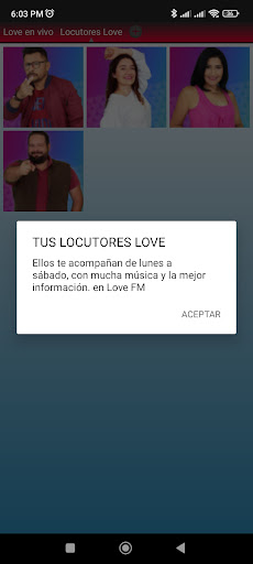 LOVE FM Screen 2