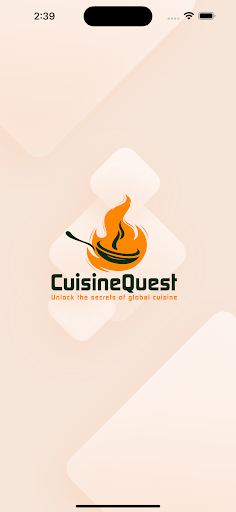 Android application CuisineQuest screenshort