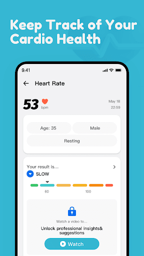 Screenshot of Blood Pressure App
