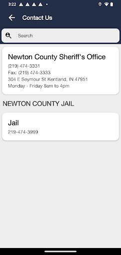 Newton County Sheriff Indiana Screen 2