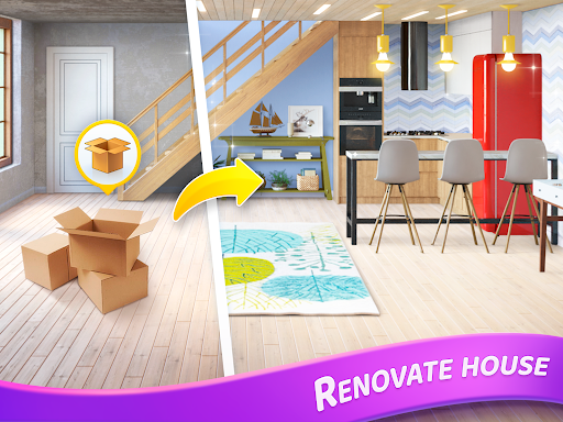 Merge Design: Home Makeover - Puzzle - games