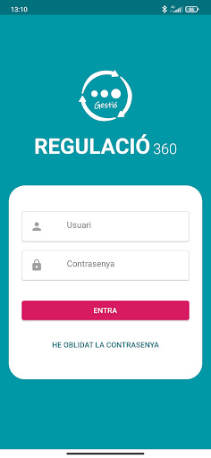 Android application Gestió Regulació 360 screenshort