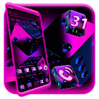 Ludo Pink Dice 3D Launcher Theme