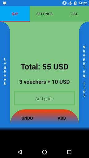 Android application Bonuri: The shopping assistant screenshort