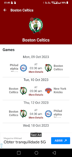 2023 NBA Games Schedule Scores