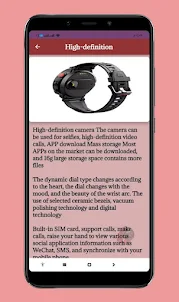Z35 Smartwatch guide