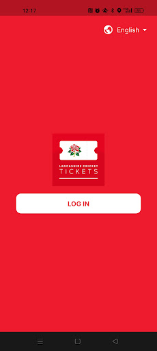 Android application Lancashire Cricket Tickets screenshort