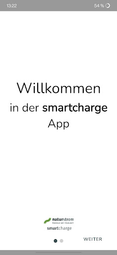 Android application naturstrom smartcharge screenshort