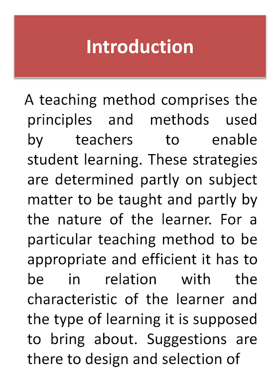 Methods of Teaching - An educa - 2 - (Android)
