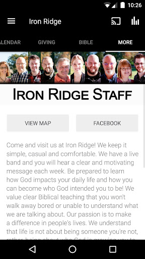 Iron Ridge Church Screen 3