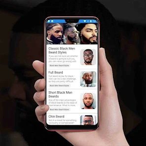 Black man 2025 beard relaxer