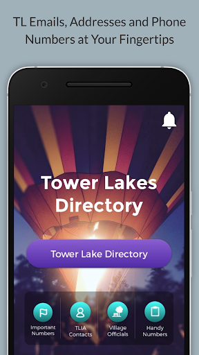 Android application Tower Lakes Directory screenshort