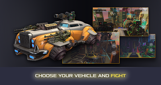 Android application Cyber Wars: PVP Shooting Game screenshort