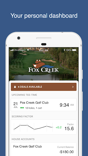 Android application Fox Creek GC screenshort