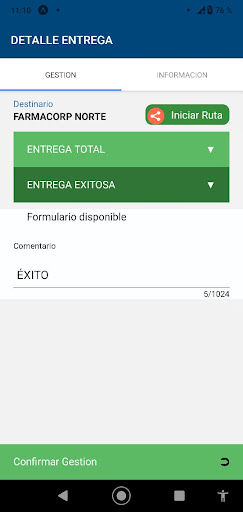 Gestion Ultima Milla Screen 3