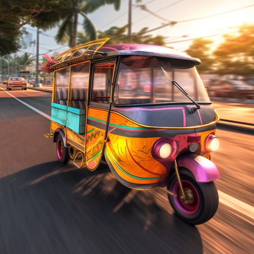 Tuk Tuk Rickshaw-auto rickshaw 1.03 Icon