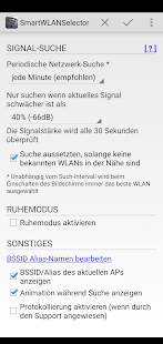 SmartWlanSelector: bestes WLAN Bildschirmfoto