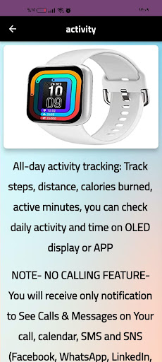 D20 Ultra SmartWatch Guide Screen 2