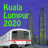 Kuala Lumpur (KL) MRT LRT Train Map 2020 icon
