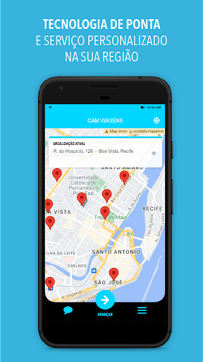 Android application Cam Viagens screenshort