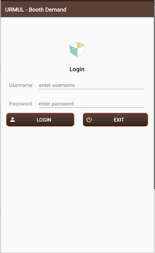 Android application URMUL Booth Demand screenshort