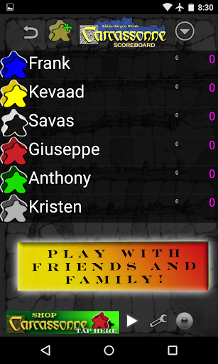 Carcassonne Scoreboard Screenshot 3 - AppWisp.com