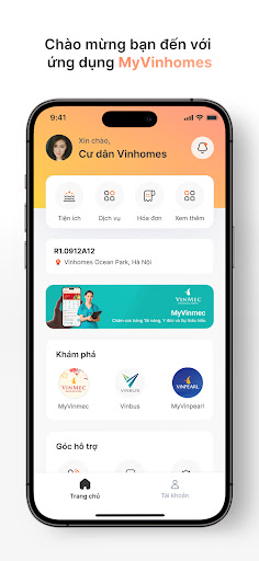 Android application Vinhomes Resident screenshort