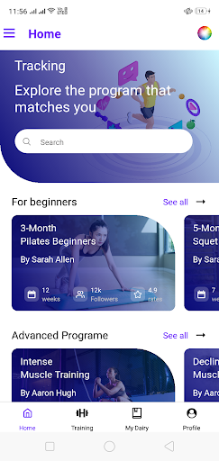 Android application HealthyMe - Nutrition Plan screenshort
