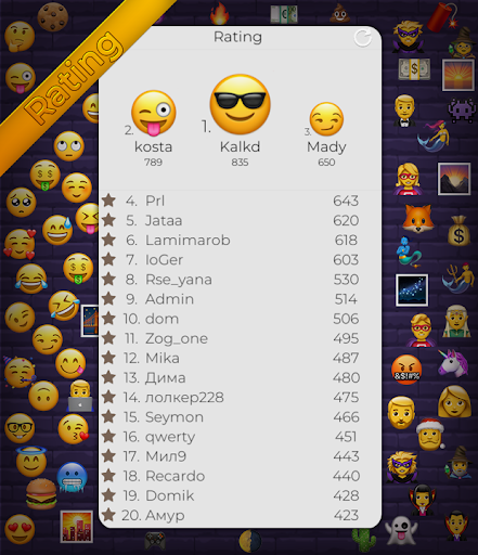 Guess The Emoji Word Games Quiz
