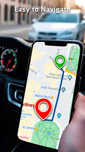 GPS Maps Navigation Traffic Screen 3