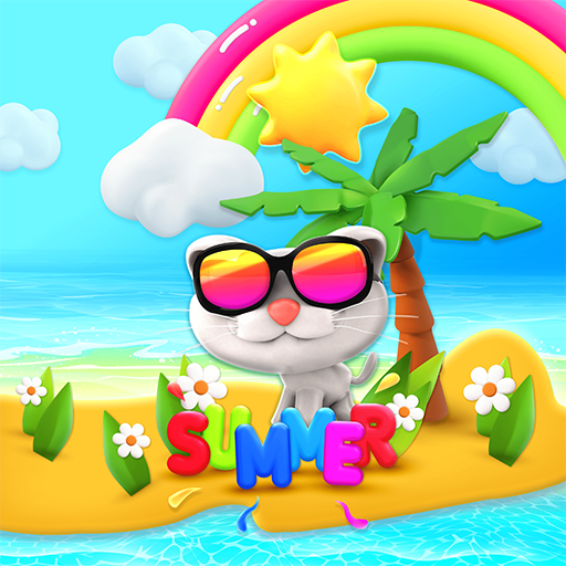 Cat On The Beach - Wallpaper logo