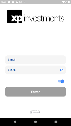 Android application Bot XP screenshort
