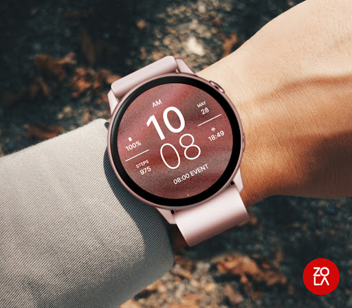 Rose Gold Fit Watch Face Screen 3