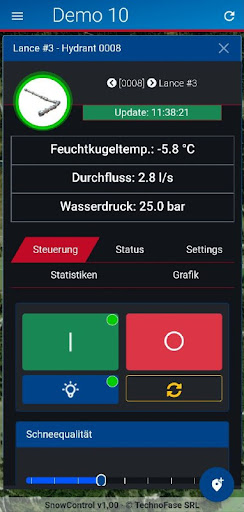 SnowControl Screen 2