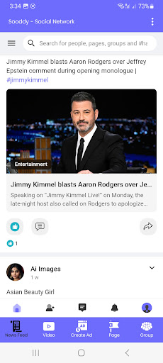 Sooddy - Social Network Screen 2