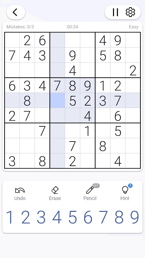 Sudoku - Classic Sudoku Puzzleのおすすめ画像1