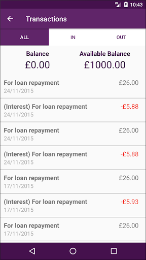 Derbyshire Community Bank Screen 2