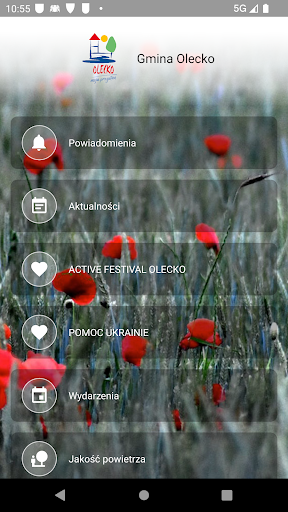 Android application Gmina Olecko screenshort