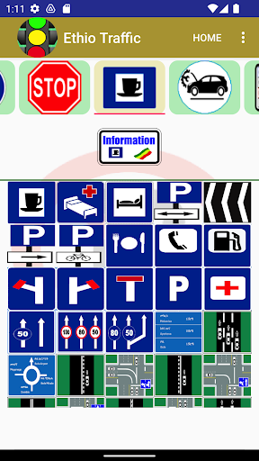 Ethiopian Traffic Symbols