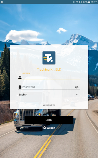 Android application Trucking Kit ELD screenshort