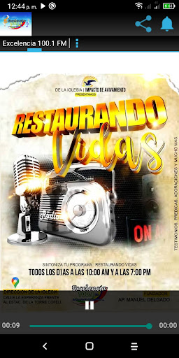Radio Excelencia 100.1 Screen 2