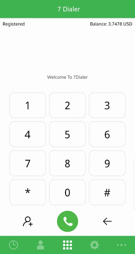 Android application 7Dialer screenshort