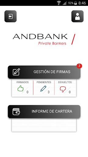 Firma Andbank Screen 2