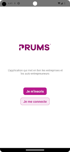 Android application Prums screenshort