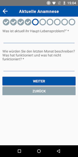 Android application Partner Psychiatrie screenshort