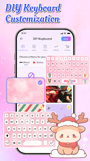 Thème de Clavier de Police screenshot 4