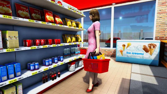 Supermarket grocery simulator