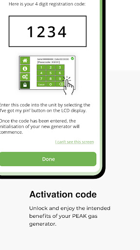 PEAK Gas App Screen 3