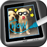 Photo paint for kids icon